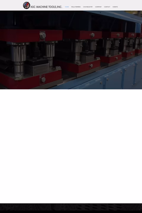 Asc-Machine-Tools Homepage 1440px