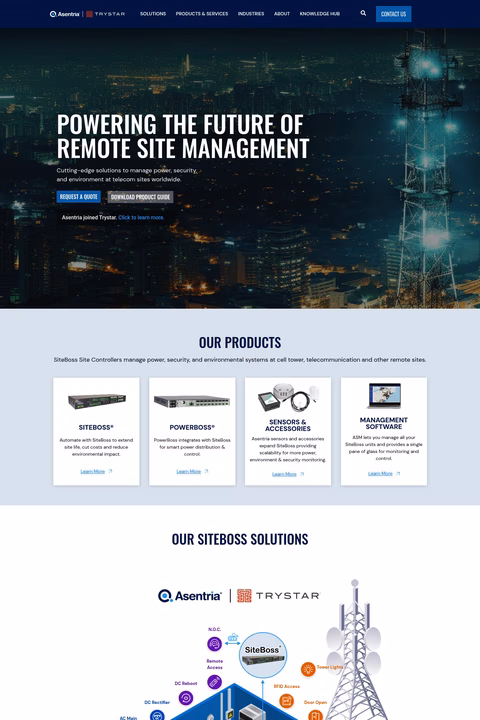 Asentria Homepage 1440px
