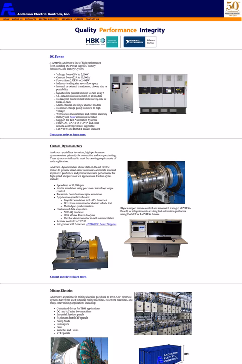 Anderson-Electric-Controls Homepage 1440px