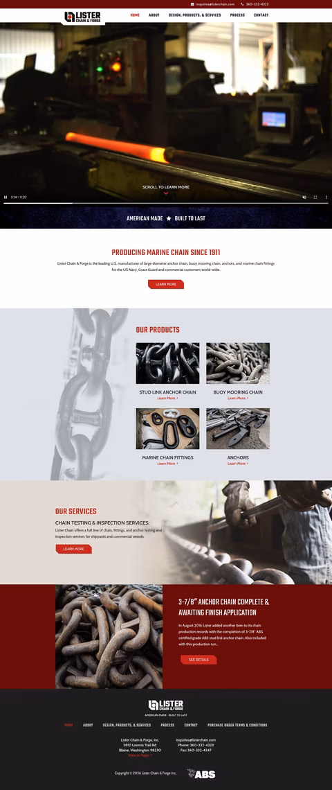 Lister-Chain-Forge Homepage 1440px