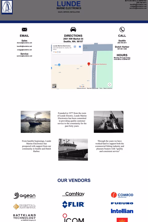 Lunde-Marine-Electronics Homepage 1440px