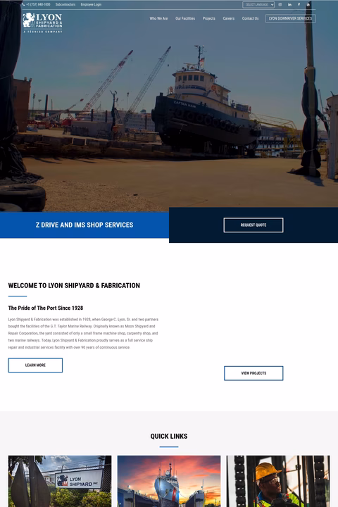 Lyon-Shipyard-Fabrication Homepage 1440px