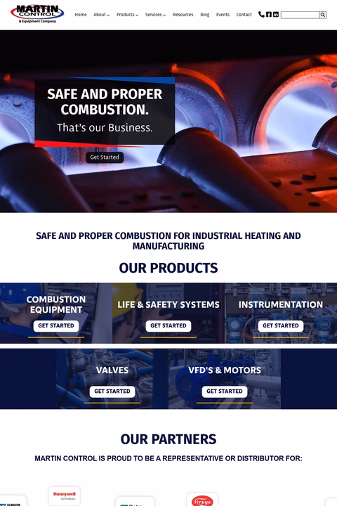 Martin-Control-Equipment-Company Homepage 1440px