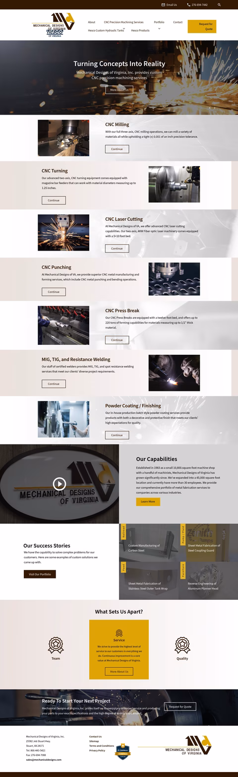 Mechanical-Designs-Of-Virginia Homepage 1440px