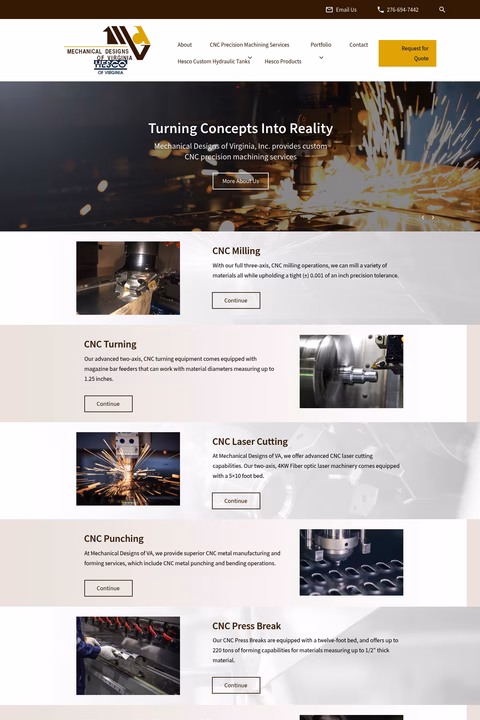 Mechanical-Designs-Of-Virginia Homepage 1440px