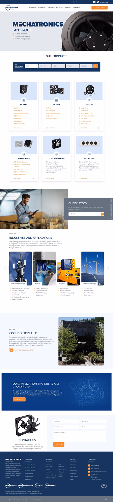 Mechatronics-Fan-Group Homepage 1440px