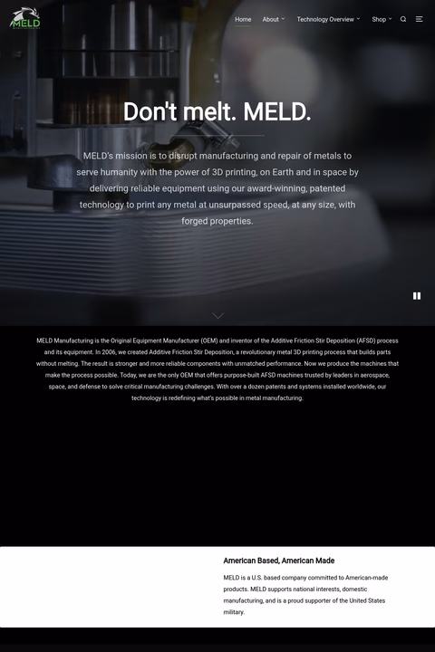 Meld-Manufacturing Homepage 1440px