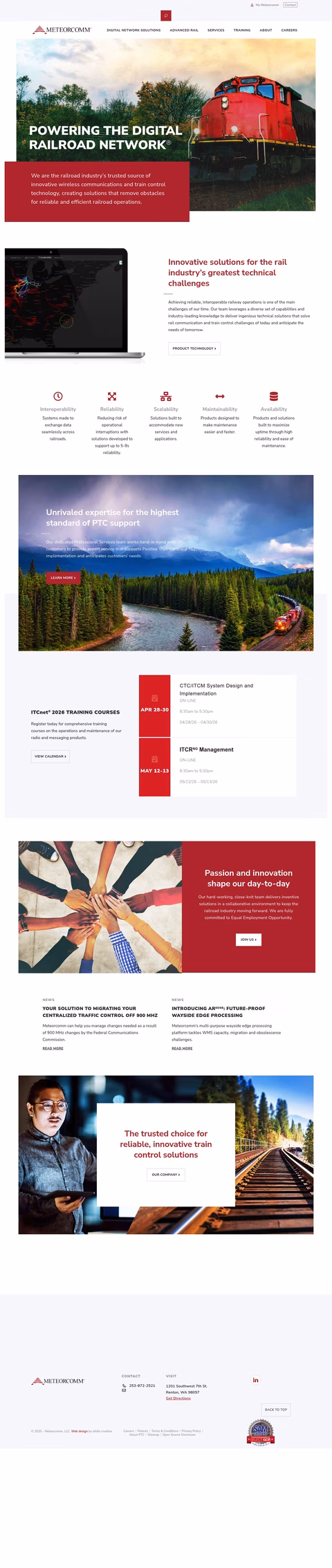 Meteorcomm Homepage 1440px