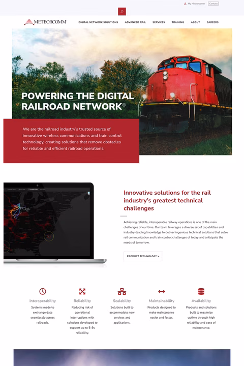 Meteorcomm Homepage 1440px