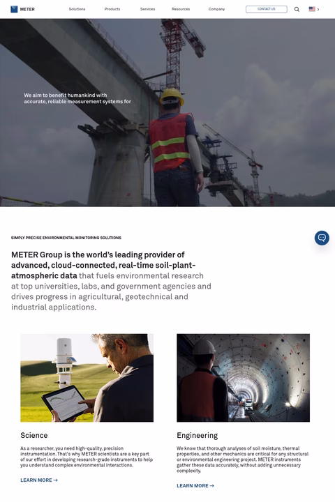 Meter-Group Homepage 1440px