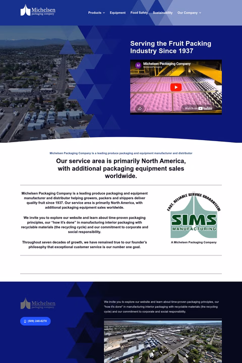 Michelsen-Packaging-Company Homepage 1440px