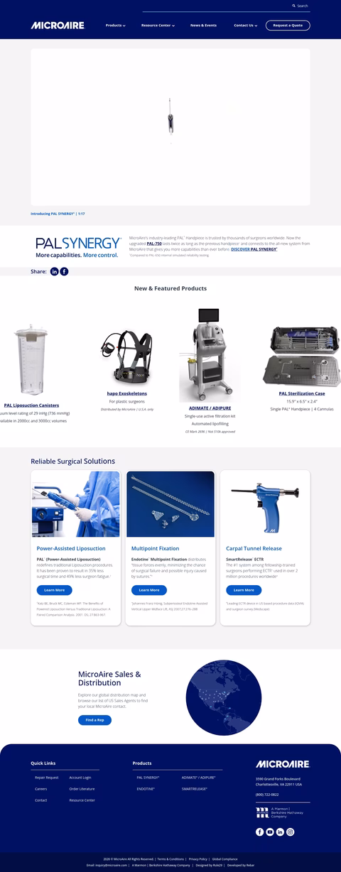 Microaire-Surgical-Instruments Homepage 1440px