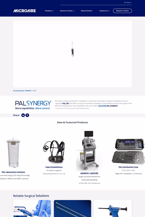 Microaire-Surgical-Instruments Homepage 1440px