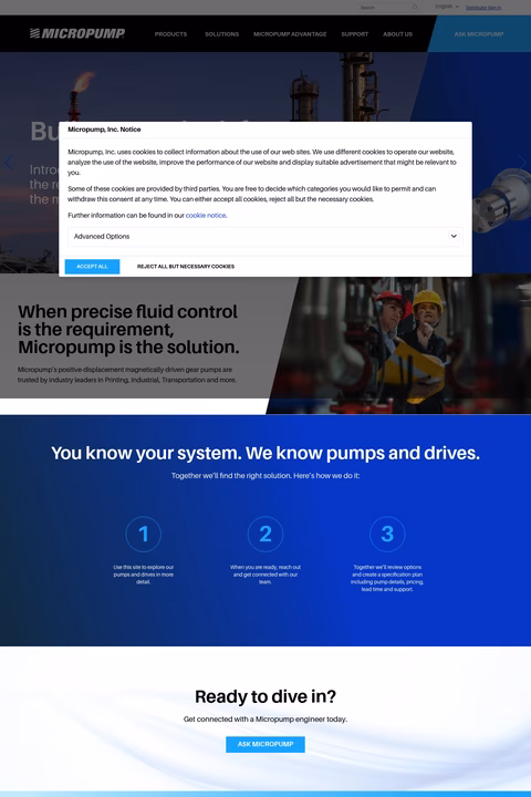 Micropump Homepage 1440px