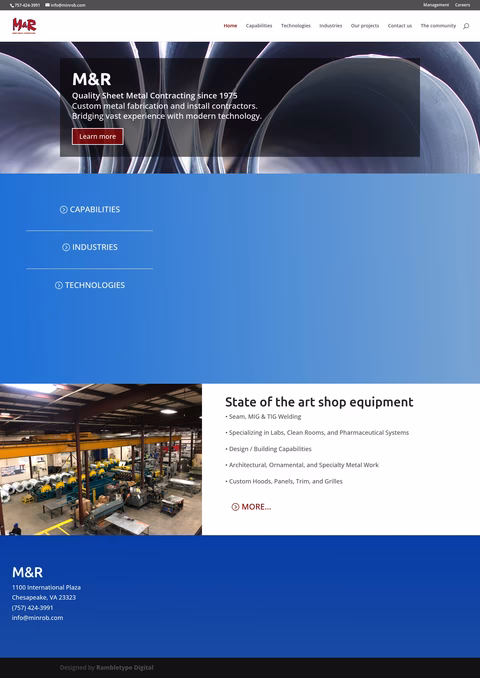 Minton-Roberson Homepage 1440px
