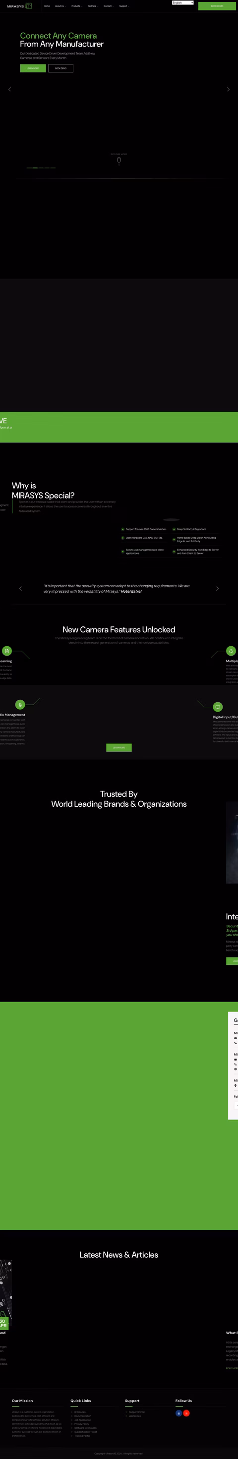 Mirasys Homepage 1440px