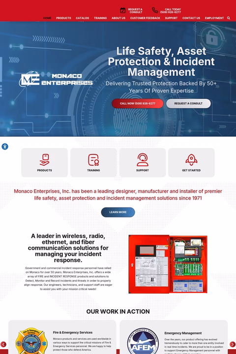 Monaco-Enterprises Homepage 1440px