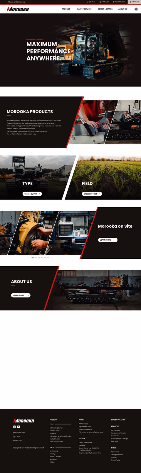 Morooka Homepage 1440px