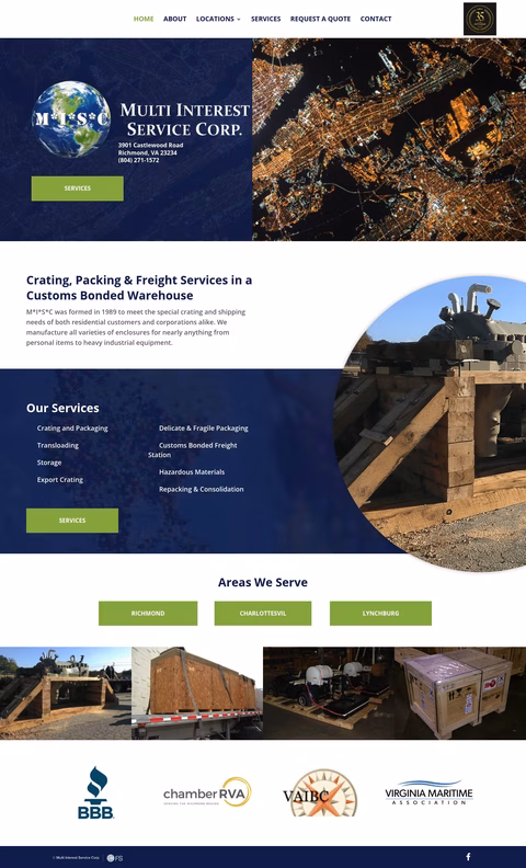 Multi-Interest-Service-Corp Homepage 1440px