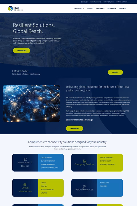 Nal-Technologies Homepage 1440px