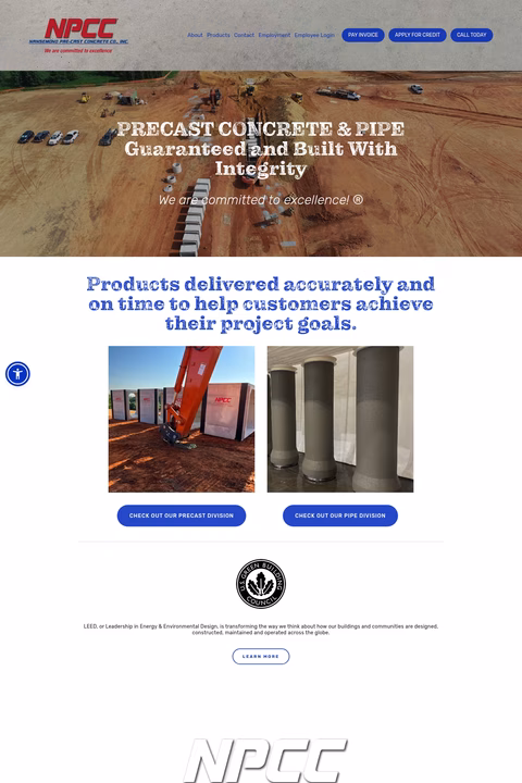 Nansemond-Pre-Cast-Concrete-Company Homepage 1440px