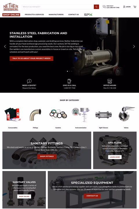 Nether-Industries Homepage 1440px
