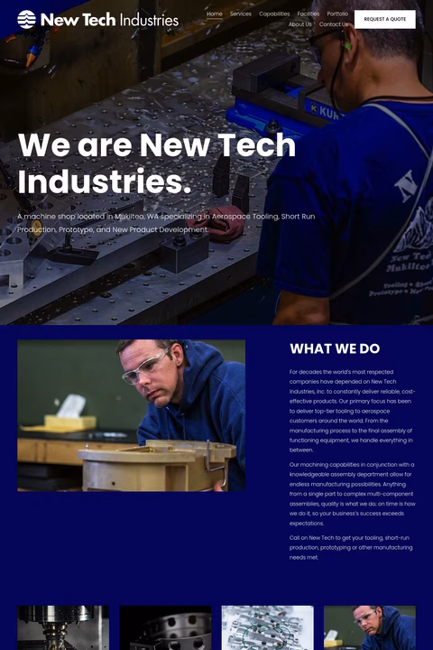 New-Tech-Industries Homepage 1440px
