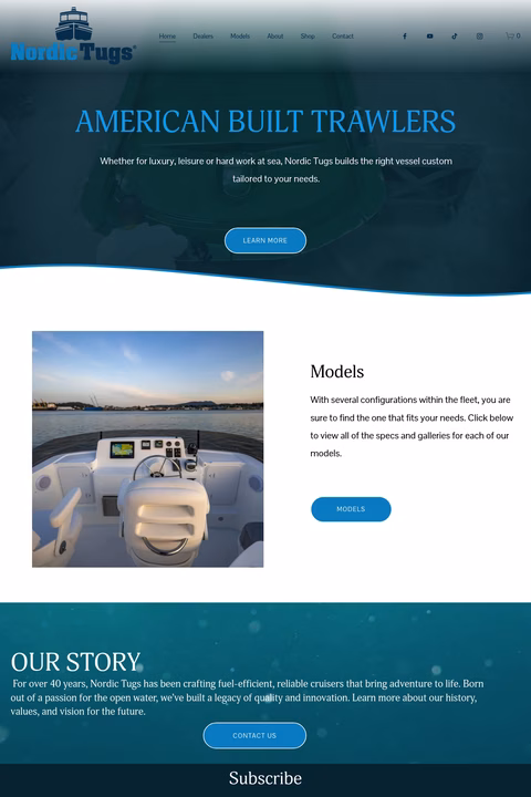 Nordic-Tugs Homepage 1440px