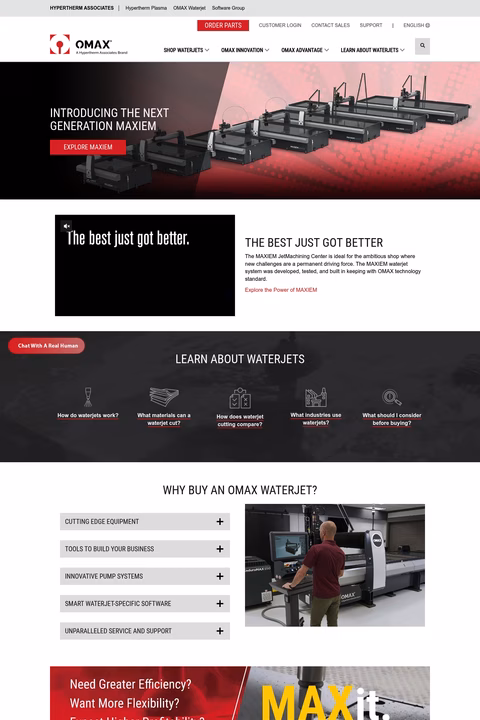 Omax Homepage 1440px
