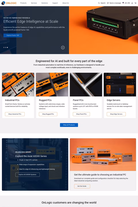 Onlogic Homepage 1440px