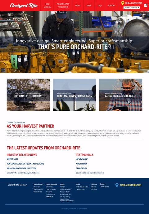 Orchard-Rite Homepage 1440px