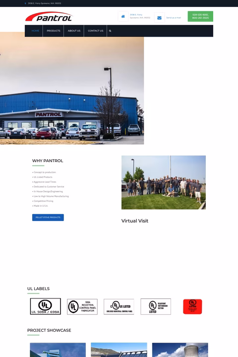 Pantrol Homepage 1440px