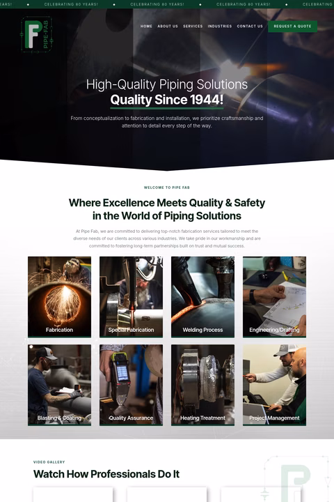 Pipe-Fabricating-Supply Homepage 1440px