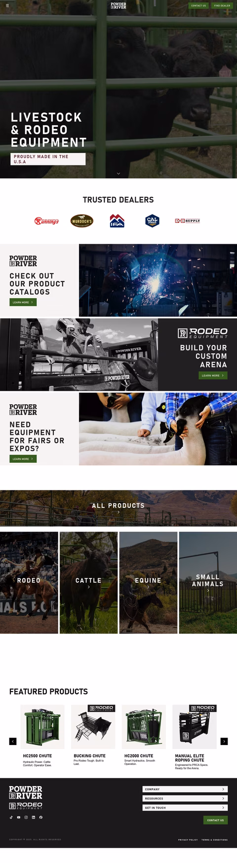 Powder-River Homepage 1440px