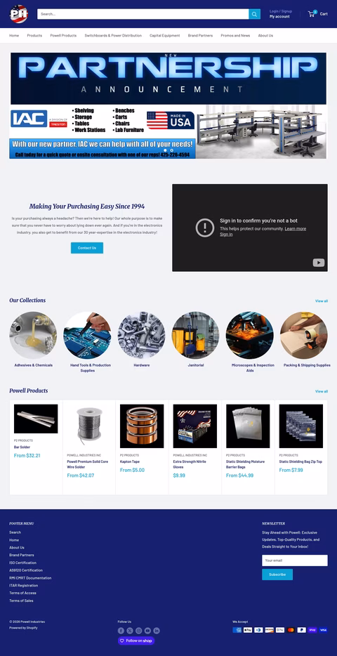 Powell-Industries Homepage 1440px