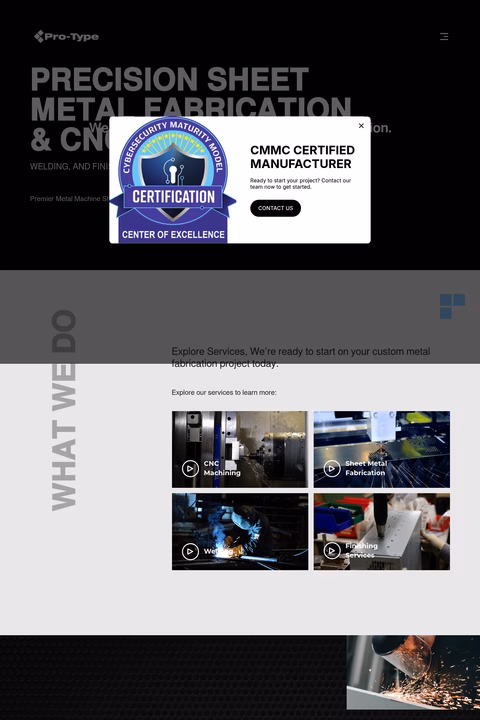 Pro-Type-Industries Homepage 1440px
