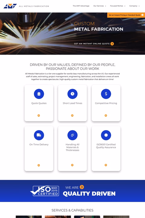 All-Metals-Fabrication Homepage 1440px