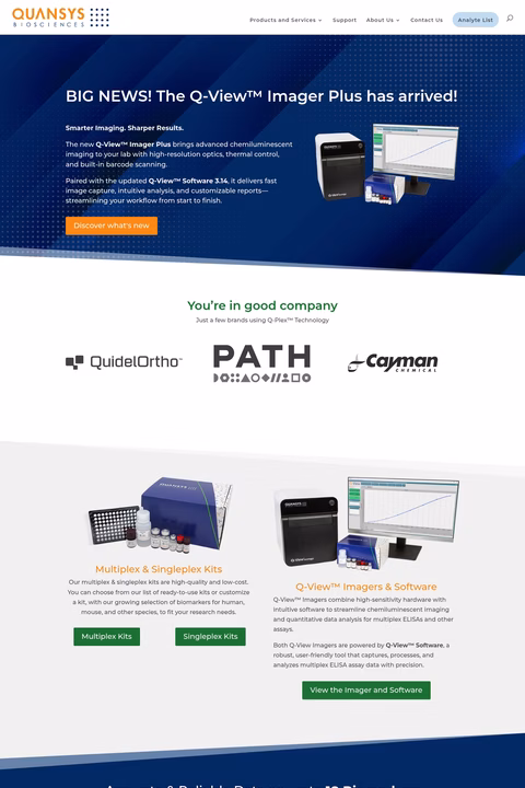 Quansys-Biosciences Homepage 1440px