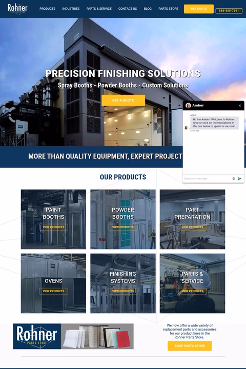 Rohner-Finishing-Systems Homepage 1440px