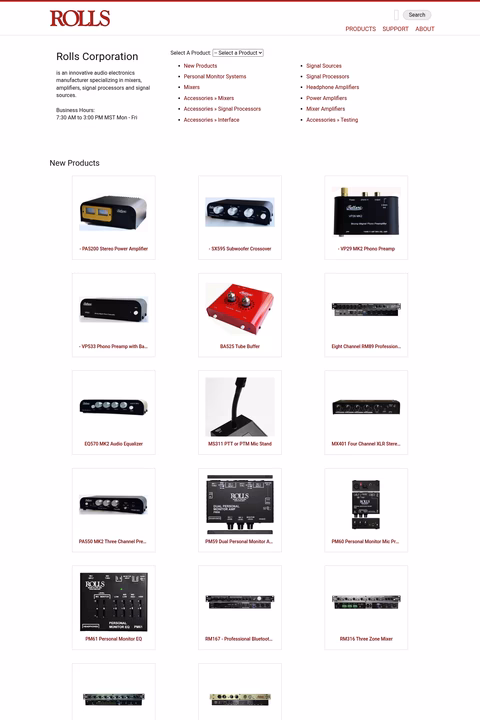 Rolls-Corporation Homepage 1440px