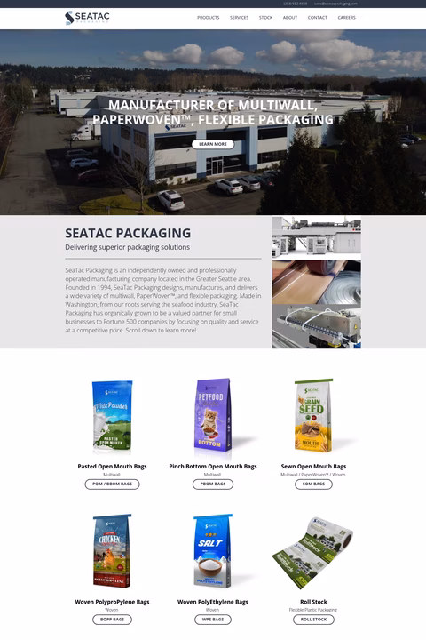 Seatac-Packaging Homepage 1440px