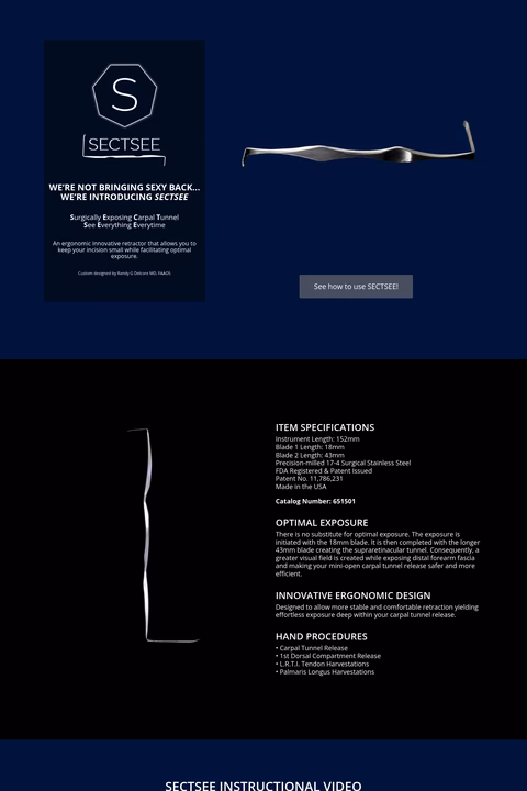 Sectsee-Surgical-Retractors Homepage 1440px