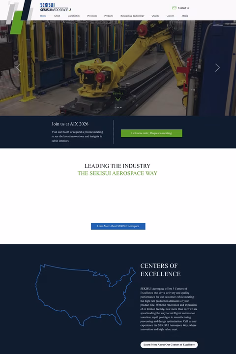 Sekisui-Aerospace Homepage 1440px