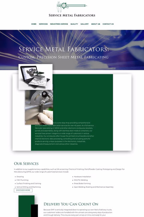 Service-Metal-Fabricators Homepage 1440px