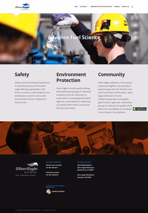 Silver-Eagle-Refining Homepage 1440px