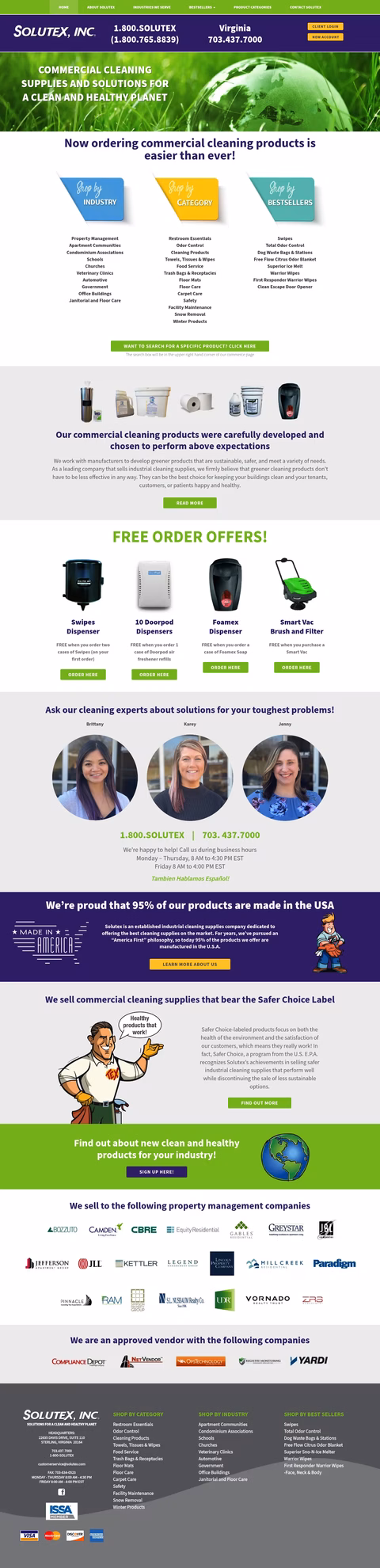 Solutex Homepage 1440px