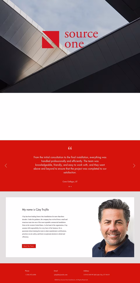 Source-One-Installations Homepage 1440px