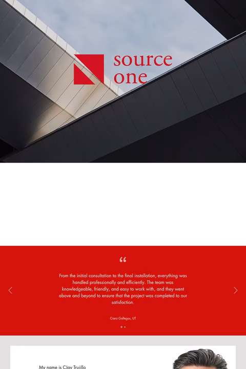 Source-One-Installations Homepage 1440px