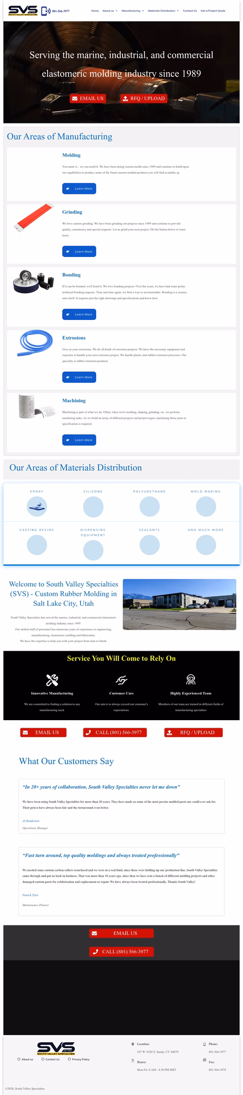South-Valley-Specialties Homepage 1440px