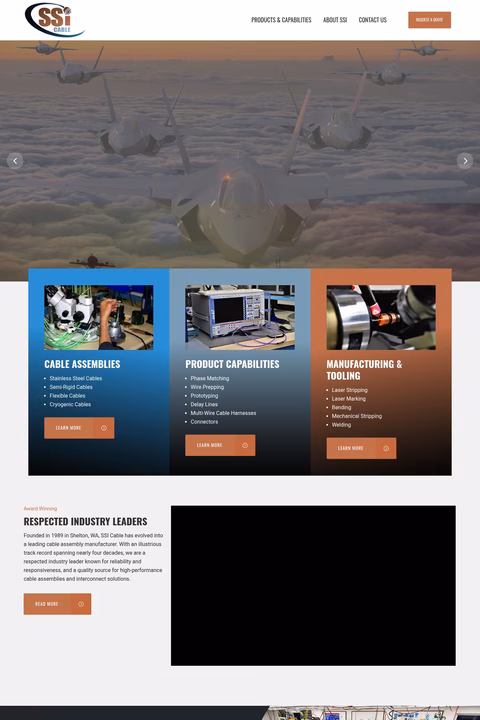 Ssi-Cable Homepage 1440px